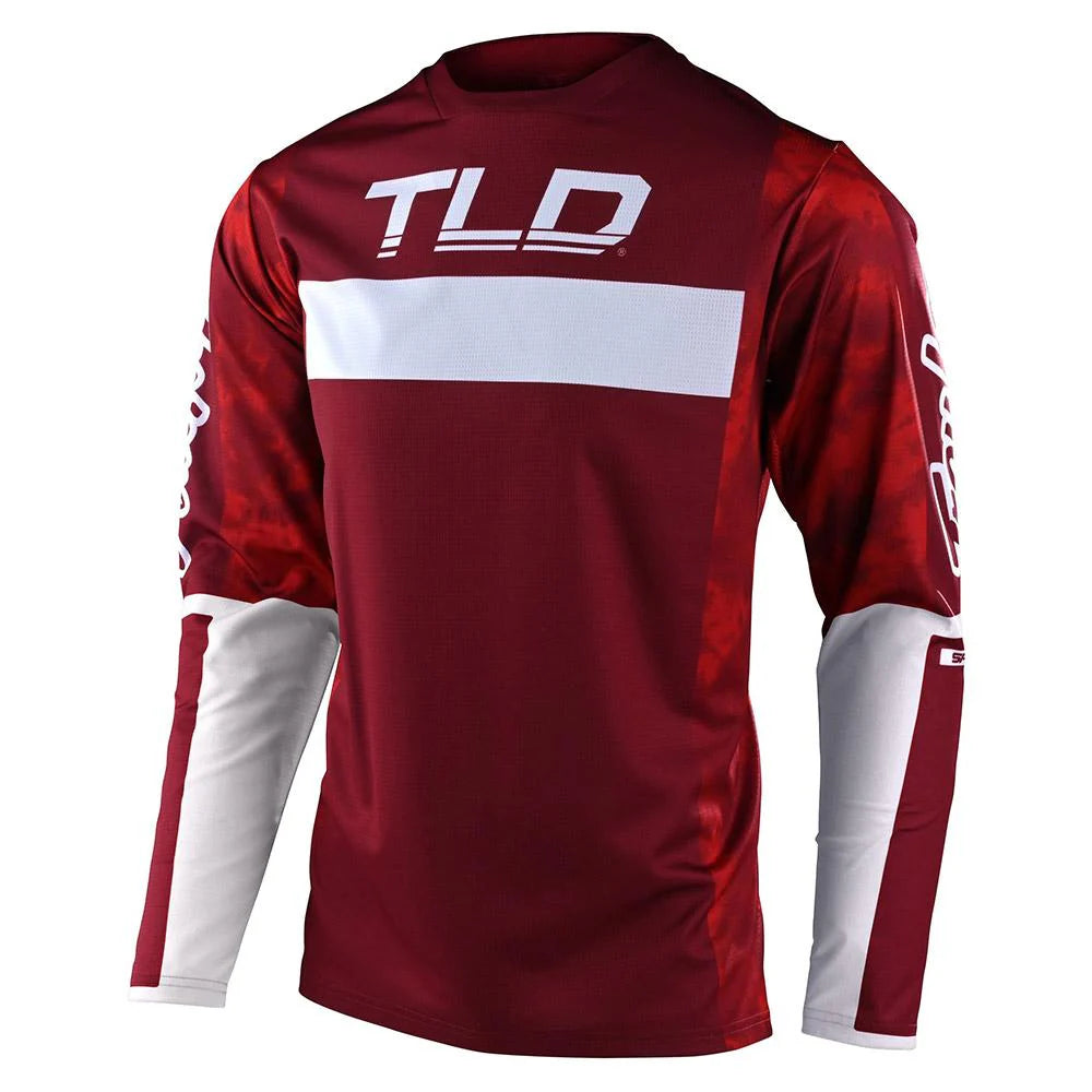 Jersey Tld Sprint Dyeno Ls Burgundy