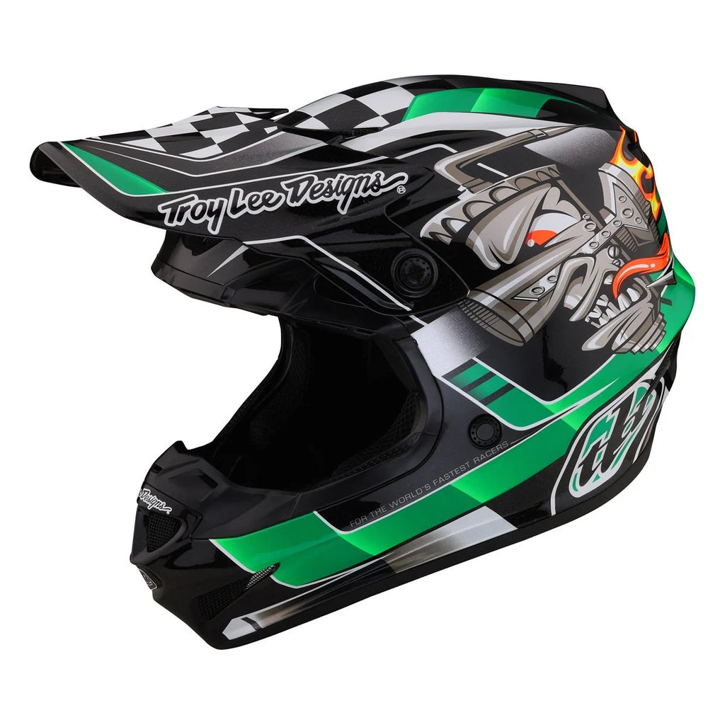 Casco MX Troy Lee Designs SE4 Polyacrylite MIPS