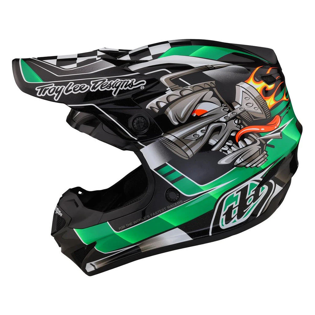 Casco MX Troy Lee Designs SE4 Polyacrylite MIPS