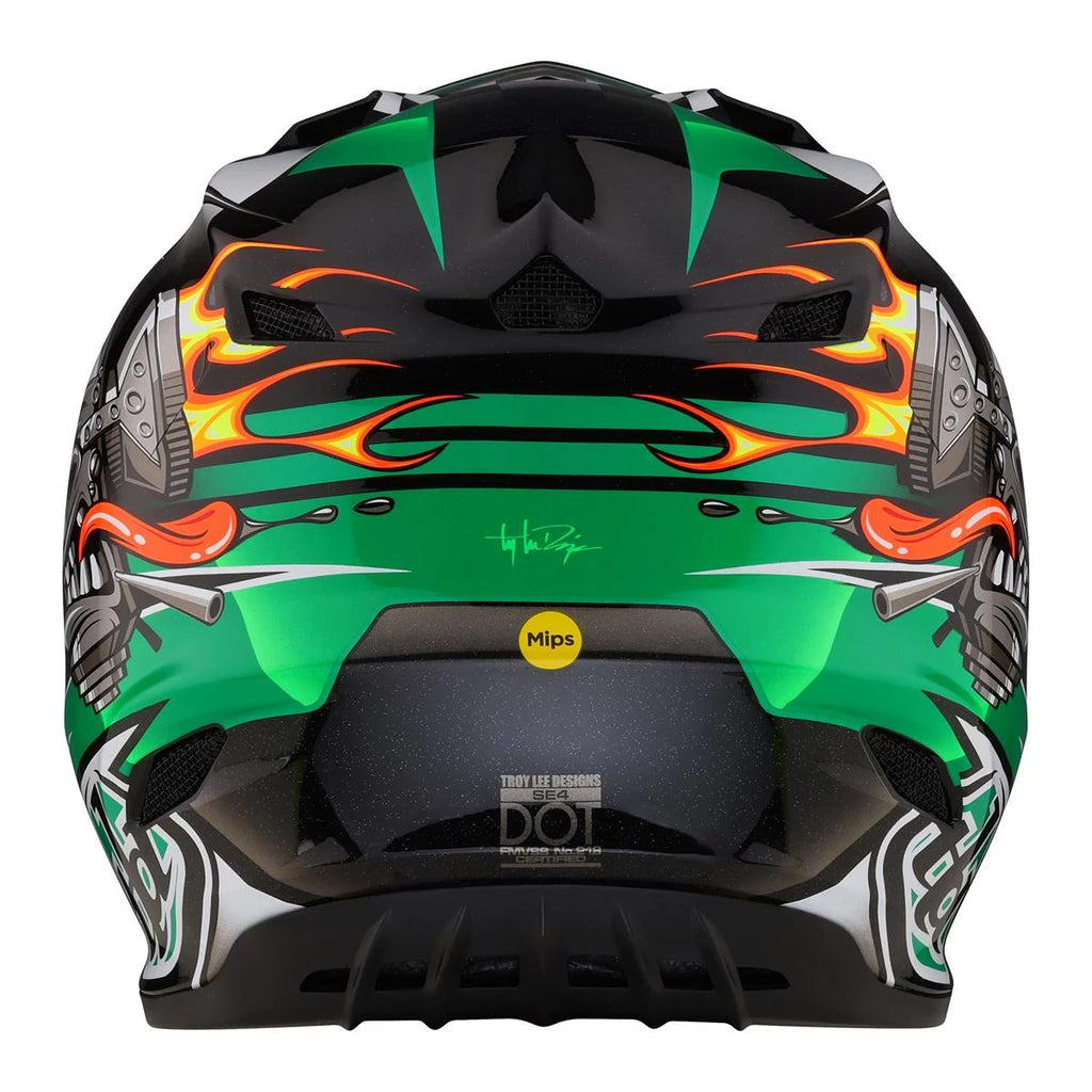 Casco MX Troy Lee Designs SE4 Polyacrylite MIPS