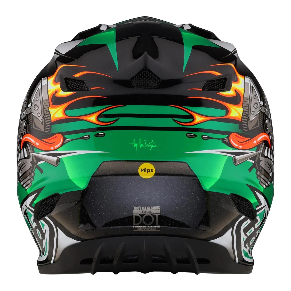 Casco MX Troy Lee Designs SE4 Polyacrylite MIPS