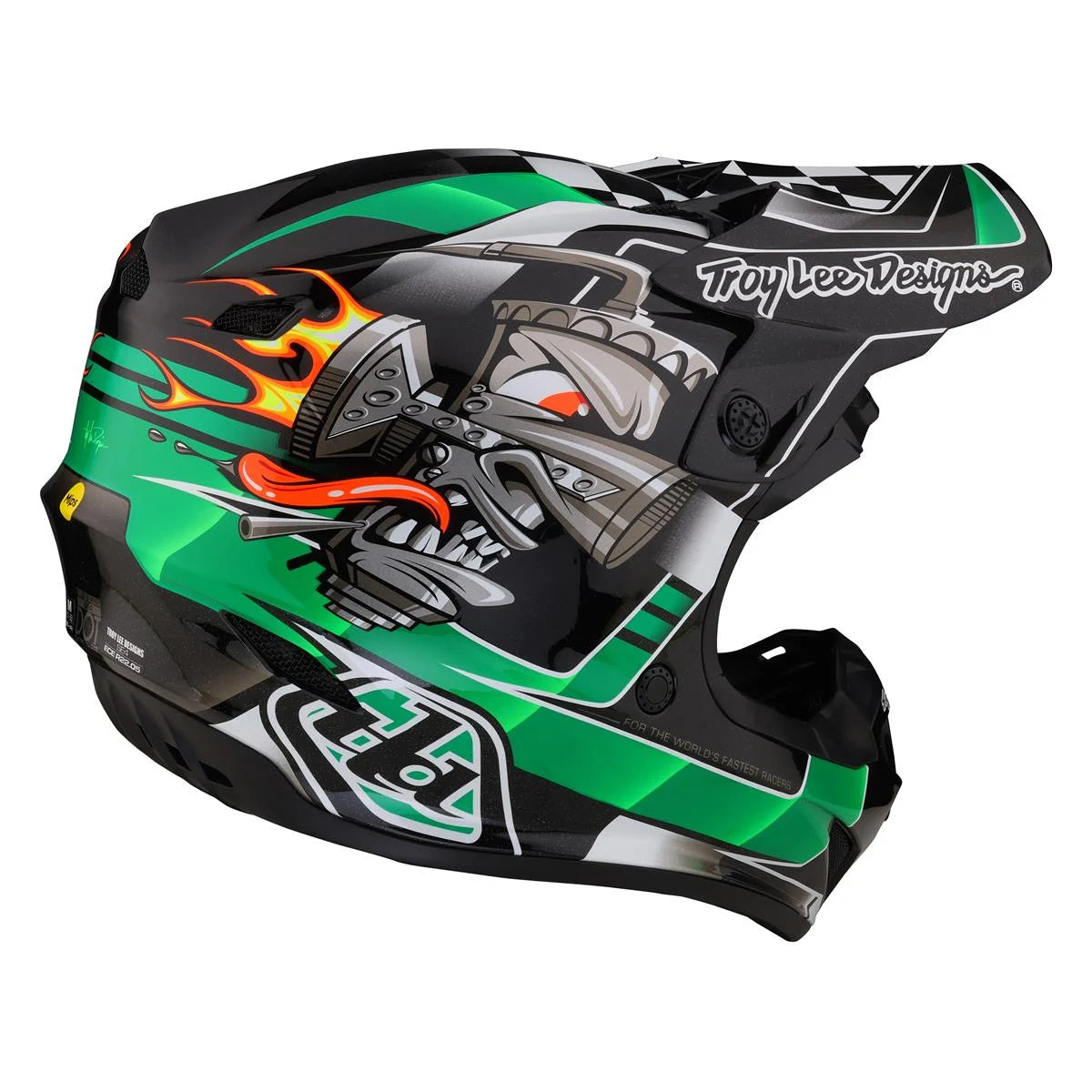 Casco MX Troy Lee Designs SE4 Polyacrylite MIPS