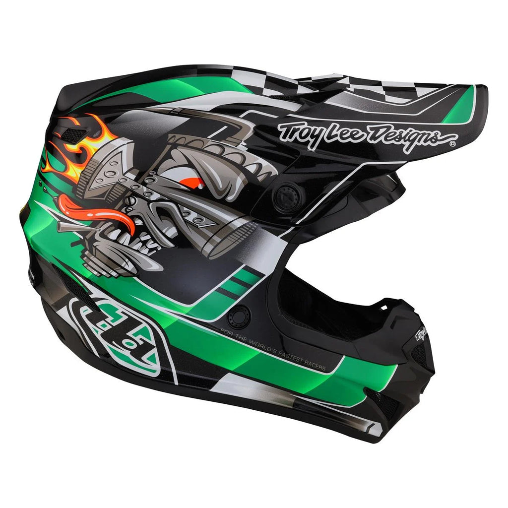 Casco MX Troy Lee Designs SE4 Polyacrylite MIPS
