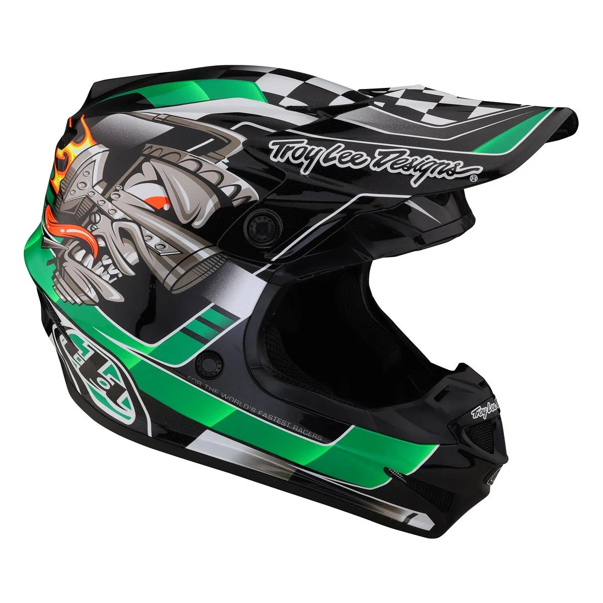 Casco MX Troy Lee Designs SE4 Polyacrylite MIPS